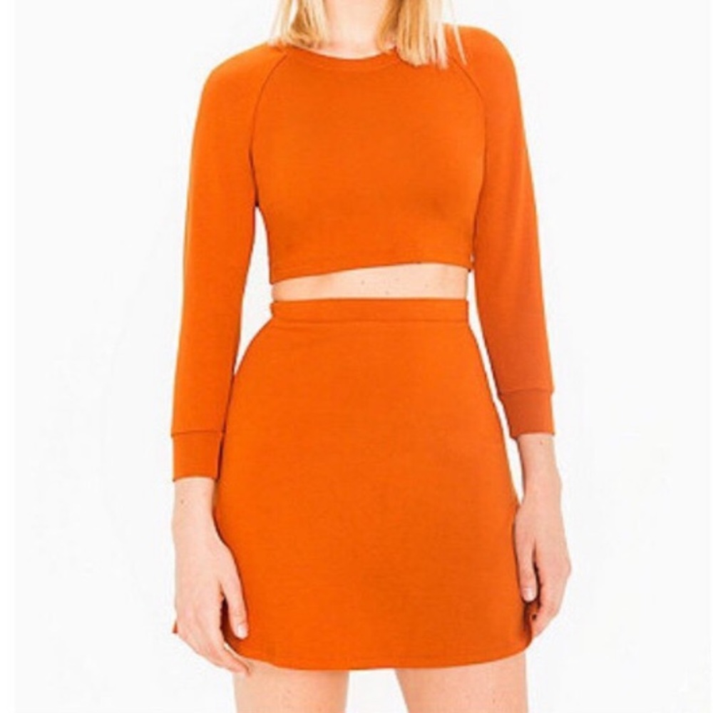 AA PONTE TOP AND SKIRT SET